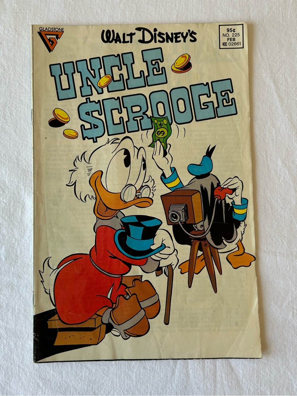 80s Vintage Walt Disney Uncle Scrooge Comic Book